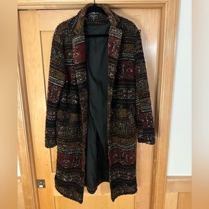 Zara Boucle Coat